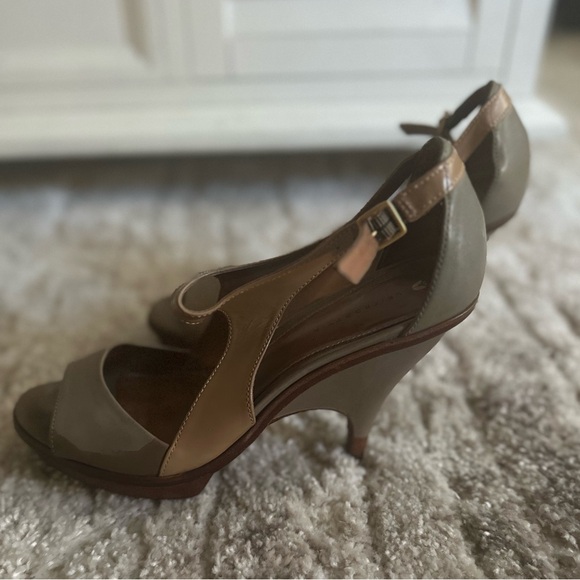 LEIFSDOTTIR LLONA WEDGE SANDALS BROWN SIZE 7 12 - Picture 4 of 8